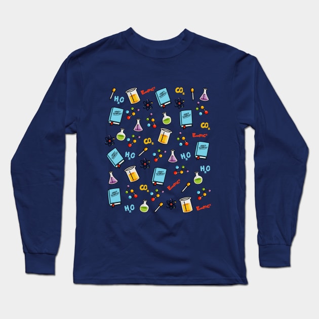 Crazy scientist! Long Sleeve T-Shirt by Freecheese